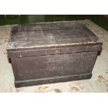 A Victorian pine box