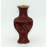Red Lacquered vase