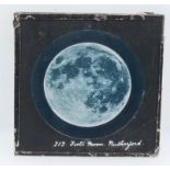 A lantern slide '212 Full Moon Rutherford'