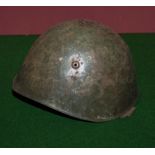 Italian WW2 M33 steel helmet