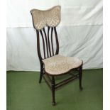 An Edwardian chair