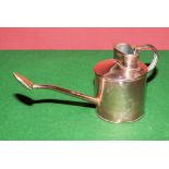 Victorian copper watering can stamped V.R