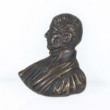 Georgian cast bust of a gentleman