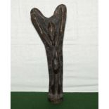 20th century Baule hand carved African figure