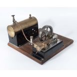 Vintage static model steam engine