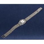 An 9ct white gold lady's Accurist wrist watch