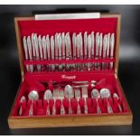 A vintage canteen of cutlery