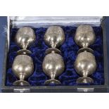 Boxed set of six egg cups