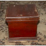 A small pine commode