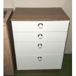 A four drawer chest