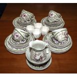 A decorative part China tea set