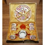 A miniature Chinese tea set