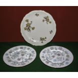 Two Minton plates and one other