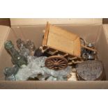 A box of assorted items