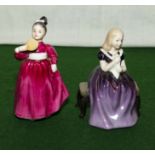 Two royal Doulton figures 'Vanity' and 'Affection'