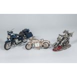 Two model motor bikes and one other