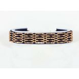 A 9ct gold gate bracelet