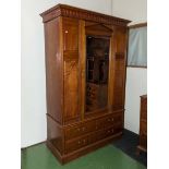 A good quality Edwardian mahogany wardrobe