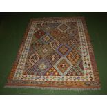 A Chobi vegetable dyed rug 198 cm x 150 cm