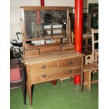 An Edwardian dressing table.