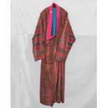 A hand made Tibetan mans robe