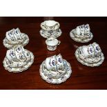 A decorative part china tea set