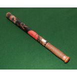 A Victorian painted truncheon