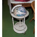 A globe drinks trolley