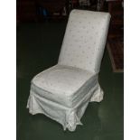 Upholstered bedroom chair