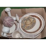 Box of pottery items