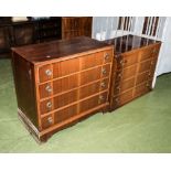 Two chests of drawers