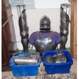 A reproduction suit of armour