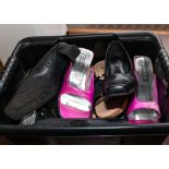 A box of lady's shoes