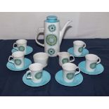 A retro Meakin coffee set