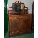 A Victorian mahogany sideboard