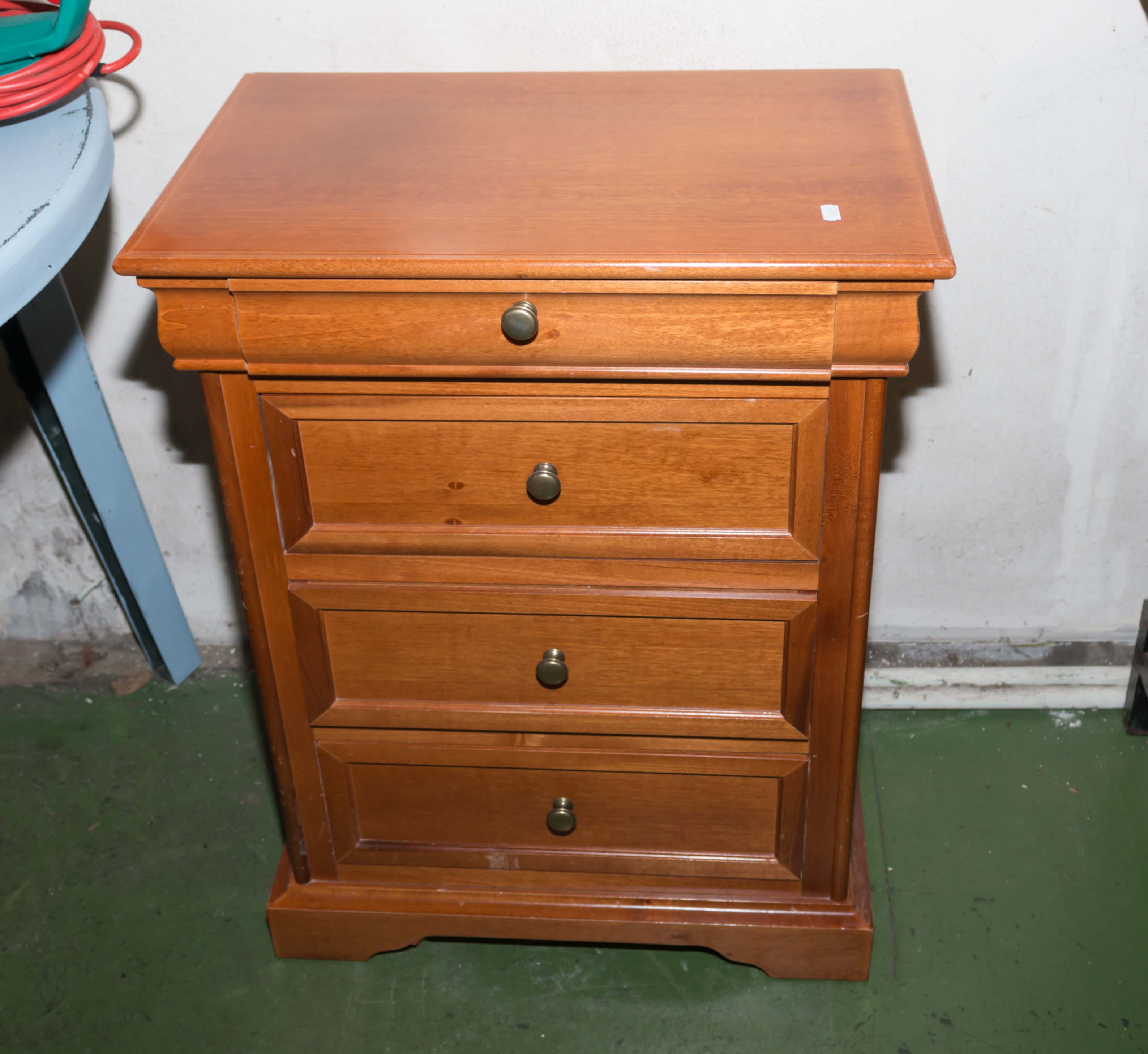 A bedside cabinet