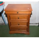 A bedside cabinet