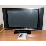 A Hitachi PW2 plasma colour television, 42"