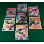 7 early Commando comics 1960s 67,94,100,102,106,110,111