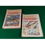 Collection of vintage Victor comics 1967/72