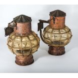 A pair of vintage lanterns