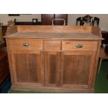 A Victorian pine kitchen dresser