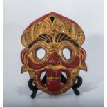 A Balinese devil mask