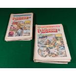 34 vintage Victor comics 1971