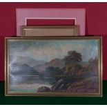 A framed oil entitled Loch Tay signed Marshall