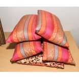 Five scatter cushions