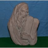 A pottery figure of Moses