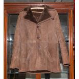 A gent's sheepskin coat