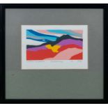 A framed limited edition print entitled Clouded Edge signed William R Challis # 5/95