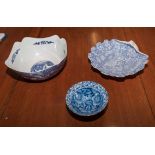 An Oriental bowl and two others